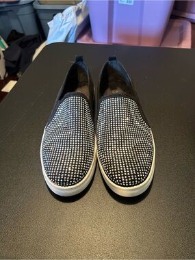 Rhinestone  slip-on sneakers size 10